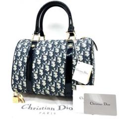 【未使用保管品】Dior ディオール トロッター ミニボストン 証明書/鍵/袋付