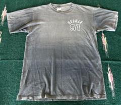 激フェード ビンテージ RODMAN 91 バックプリント Tシャツ USA製