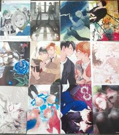 アニメ作品　美男子系ポストカード12点まとめてセット