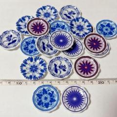 20個 5種 和柄 皿 プレート ミニチュア ドールハウス ハンドメイド