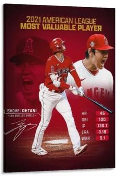 大谷翔平 グッズ ポスター 壁掛け(40x60cm)