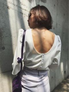 Ameri POOFY SHOULDER TOP ¥11,110