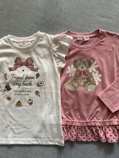 CUTE PARADISE 110cm 半袖長袖Tシャツ2枚セット