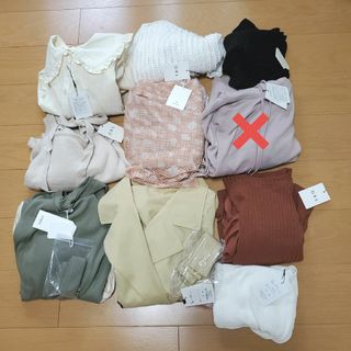 レディース 格安セール まとめ売り コーデ売り 秋服 淡色コーデ イエベ 通学服