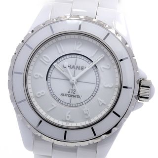 シャネル CHANEL H3443 J12 ホワイトファントム 自動巻き メンズ _846881