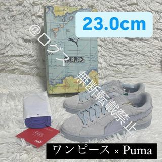 ワンピース × プーマ スウェード 麦わらのルフィ(ニカ) 23cm