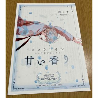 メロウレイン　ふったらどしゃぶり 甘い香り 一穂ミチ　 コミコミ　特典　小冊子