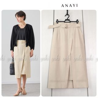 ANAYI バイオツイル ラップタイトスカート 