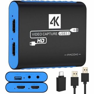 キャプチャーボード switch対応 4K パススルー 1080P 60FPS
