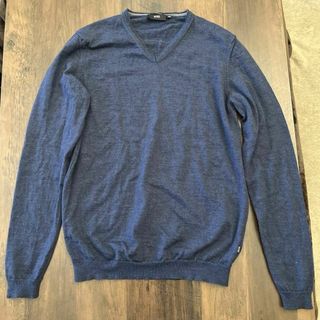 メンズ　ヒューゴボス Vネックカーディガン　XXL