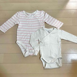 長袖ロンパース　60.70サイズbaby GAP H&M オーガニックコットン