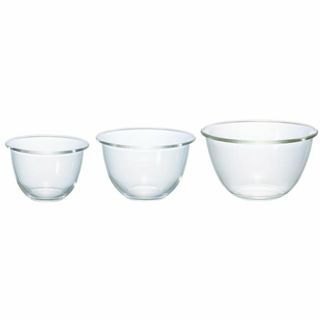 HARIO(ハリオ) 耐熱ガラス製ボウル 3個セット 900ml/1500ml/
