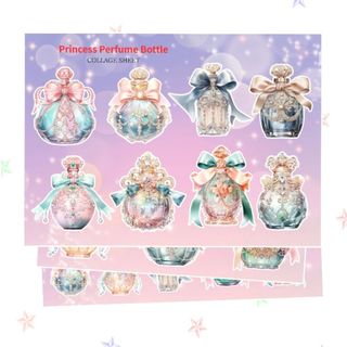 コラージュシート　Princess Perfume Bottle