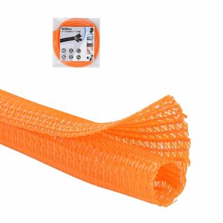 AiQInu ケーブル収納スリーブ 全長3M 内径13mm 編組 ケーブルスリー