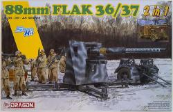 DRAGON 1/35スマートキット WW.II ドイツ軍 88mm 高射砲 Flak36/37 2in1キット 6923-03
